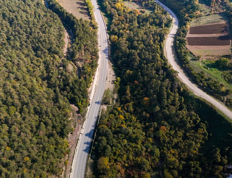 Sürücüler sonbahar geçidinden geçiyor: Bolu-Mudurnu kara yolu