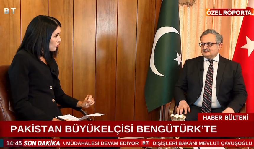 Pakistan’ın Ankara Büyükelçisi Muhammed Syrus Sajjad Qazi BengüTürk televizyonuna konuştu