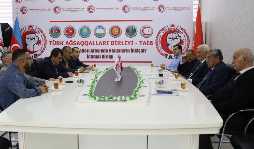 Azerbaycan Türk Ocağı ve TAİB ortak projeler için kolları sıvadı
