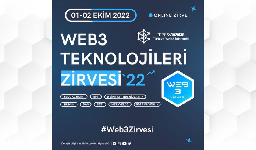 Türkiye’nin İlk Web3 Teknolojileri Zirvesi Online Olarak Gerçekleşti!