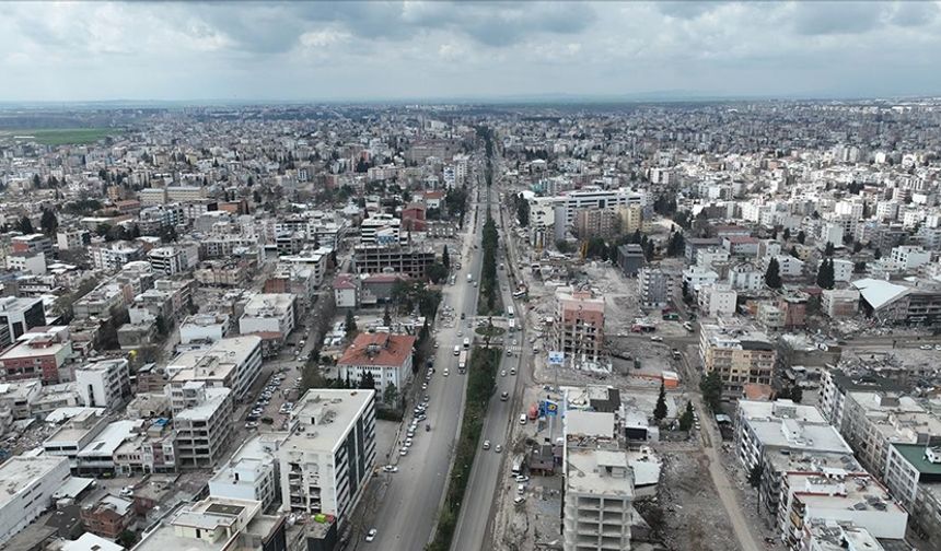 Depremden etkilenen Adıyaman'ın son durumu havadan görüntülendi