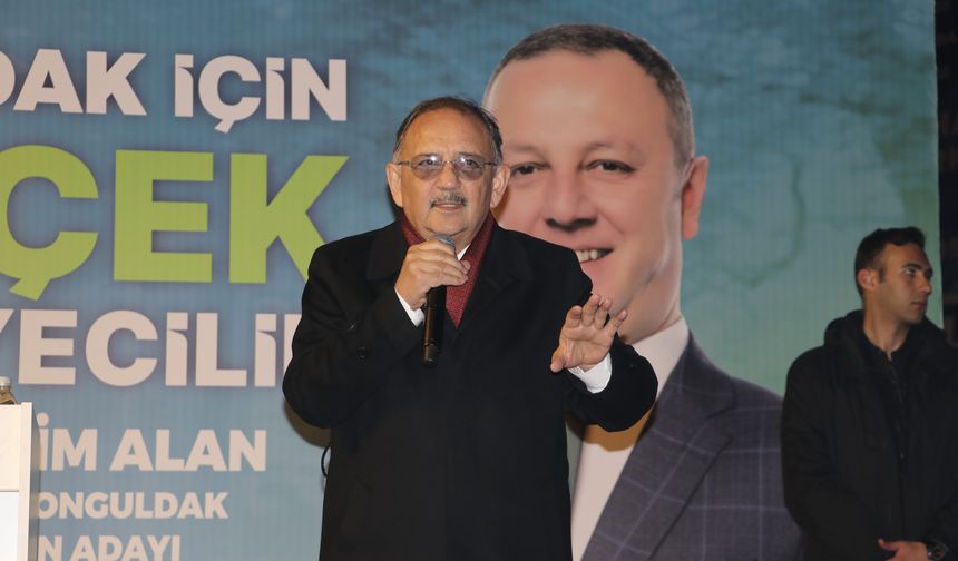 Bakan Özhaseki: Ankara ve İstanbul'da taş üstüne taş koymadılar. Sadece algı belediyeciliği yapıyorlar