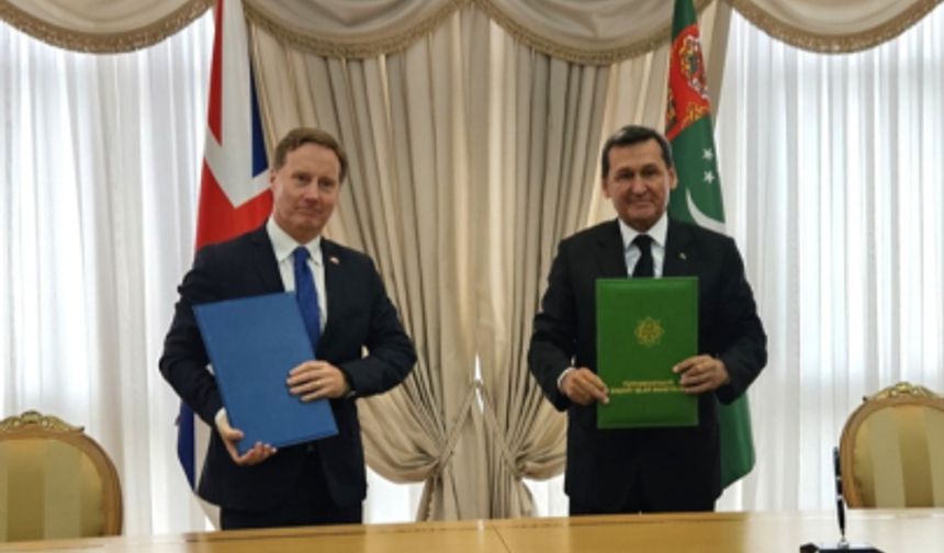 Birleşik Krallık'tan Türkmenistan hamlesi: Çok sayıda anlaşma imzaladı