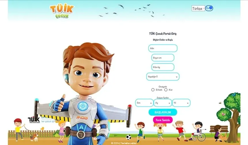 "TÜİK Çocuk" portalı güncellendi