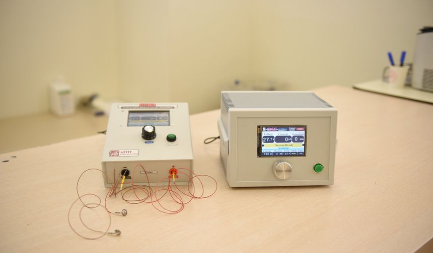 Hitit Üniversitesinde nörolojik hastalıkları elektrik uyarısıyla tedavi edebilen cihaz geliştirildi