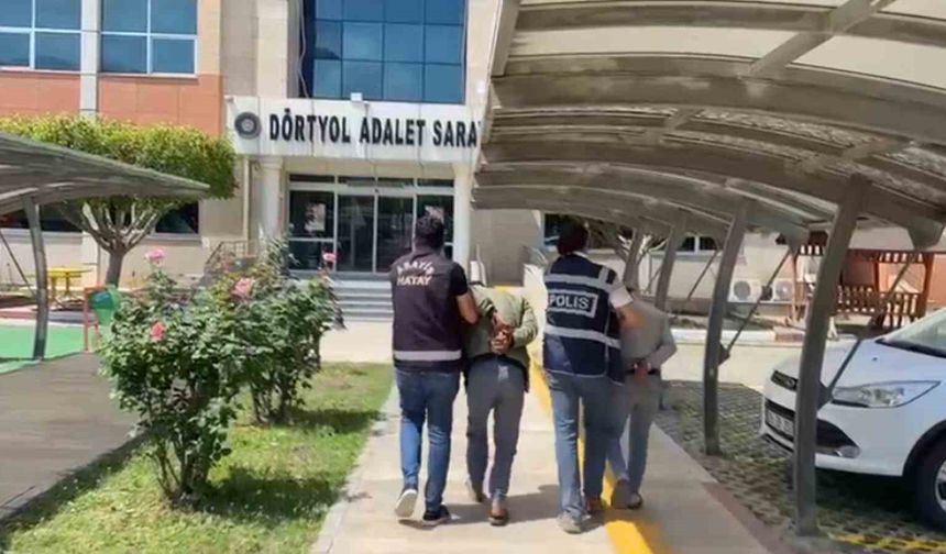Dörtyol’da kablo çalan 2 şüpheli tutuklandı