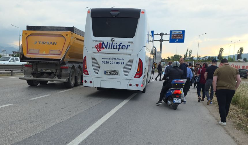 Bursa'da yolcu otobüsünün çarptığı yaya hayatını kaybetti