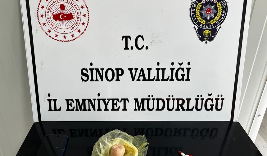 Sinop'ta uyuşturucu operasyonunda yakalanan kişi tutuklandı