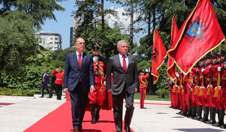 Ürdün Kralı 2. Abdullah, Arnavutluk'ta temaslarda bulundu