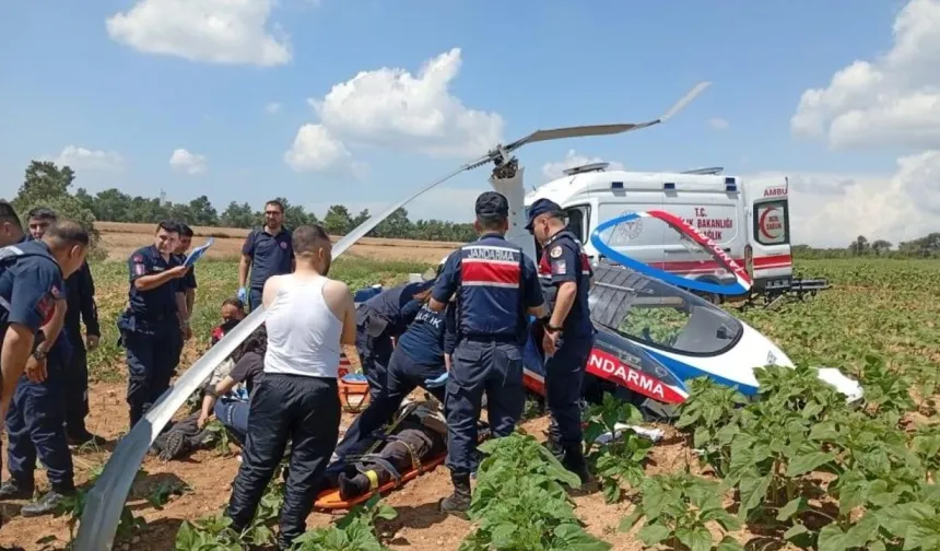 Adana'da sert iniş yapan cayrokopterdeki 2 jandarma personelinden biri taburcu edildi
