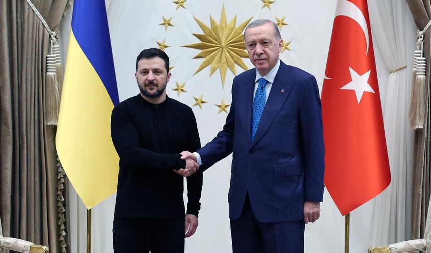 Cumhurbaşkanı Erdoğan, Ukrayna Devlet Başkanı Zelenski ile görüştü