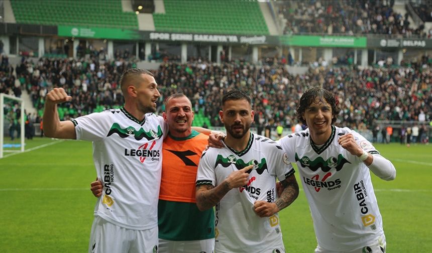 Sakaryaspor "son maçta" tutundu