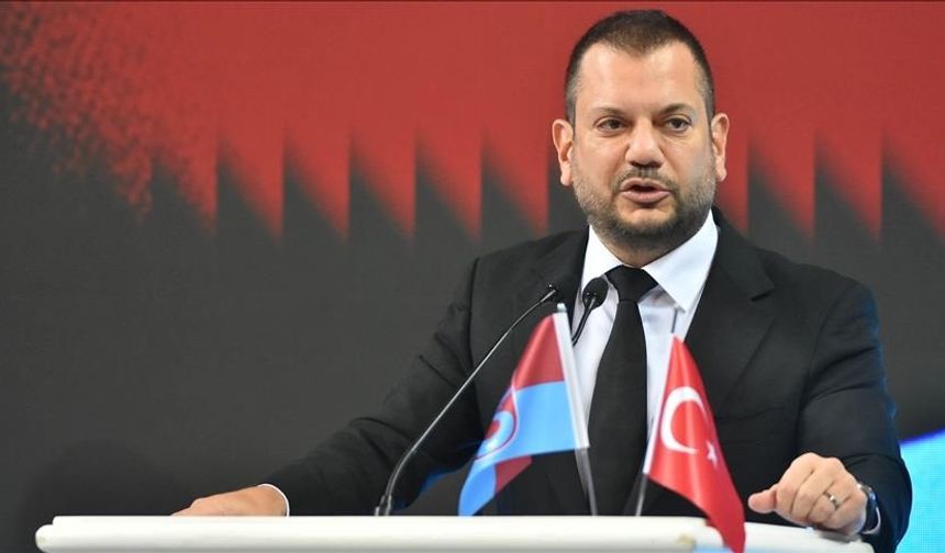 Trabzonspor Kulübü Başkanı Ertuğrul Doğan'dan 3,2 milyar liralık kaynak hedefi