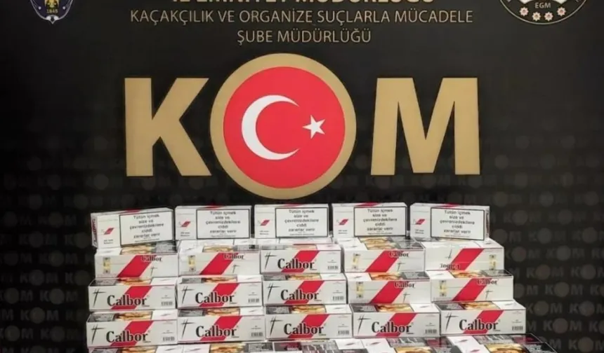 Bayburt merkezli operasyonda 4 milyon 56 bin 360 makaron ele geçirildi