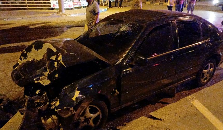 Karabük'te 2 otomobilin çarpıştığı kazada 2'si ağır 7 kişi yaralandı
