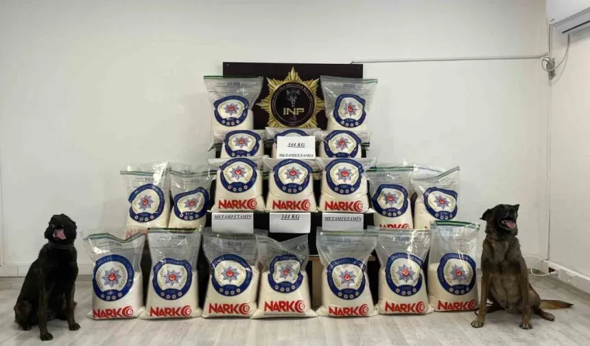 Iğdır'da bir tırda 344 kilogram sentetik uyuşturucu ele geçirildi