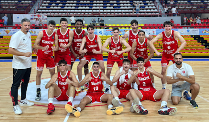 Türkiye 16 Yaş Altı Erkek Basketbol Takımı, Avrupa Gençlik Olimpik Festivali'ne galibiyetle başladı