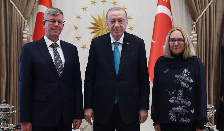 Cumhurbaşkanı Erdoğan, Litvanya Büyükelçisi Janukonis’i kabul etti