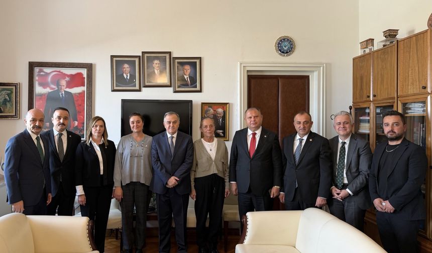 Mattia Ahmet'in ailesi, Erkan Akçay başkanlığındaki MHP'li heyetle görüştü
