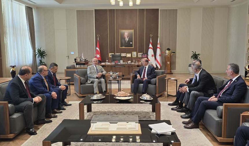 MHP'li Vekillerden KKTC Cumhurbaşkanı Ersin Tatar’a Ziyaret: “Kıbrıs Davası, Türk’ün Akdeniz’deki Var Oluş İradesidir”
